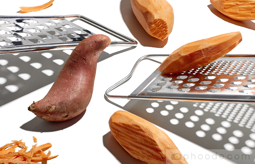 potatoes macro photography, grated sweet potatoes closeup photography, stainless steel grater, yums grater, grated yums texture, grated yums macro photography, grated yums closeup photography, yums, baby yums, orange yums, potato grater