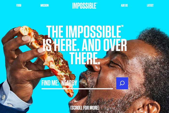 Homepage Welcome Screen Impossible Burger