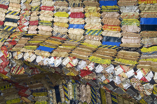 Detail of El Anatsui Work Food Creatives