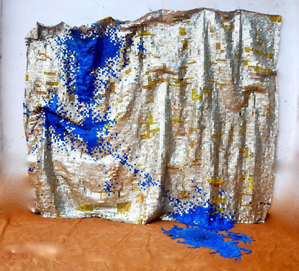 Ink Splash II EL Anatsui Seals Creative Food Project