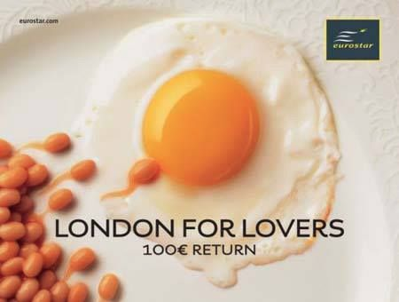 London For Lovers Egg Creative Food Project
