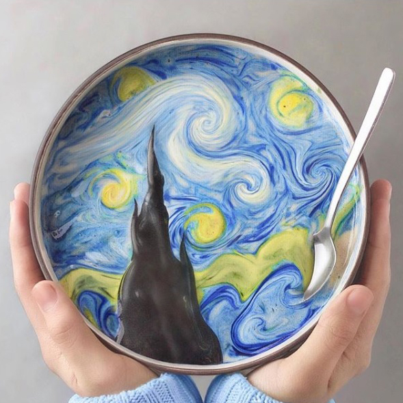 Starry Starry Night Smoothie Bowl