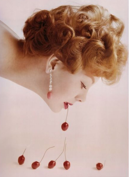 Guy Bourdin Food Cherries