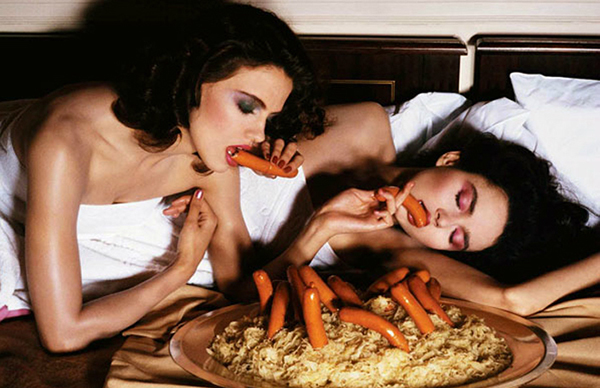 Guy Bourdin Food Women and Sausages