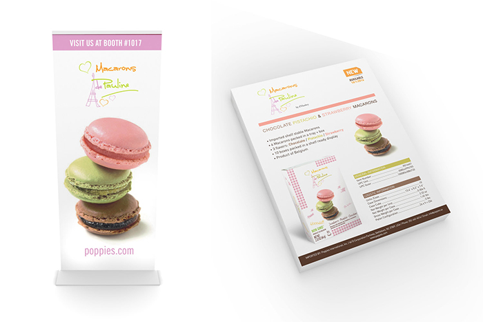 Marketing Materials Shelf Macaroons Creative Food Photography Job