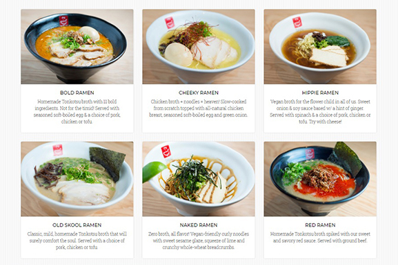 Ramen Menu Tatsu Plated Creative Food Jobs