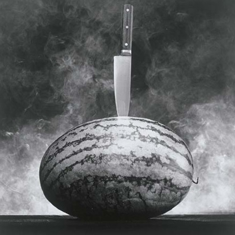 Watermelon with Knife, 1985 Mapplethorpe