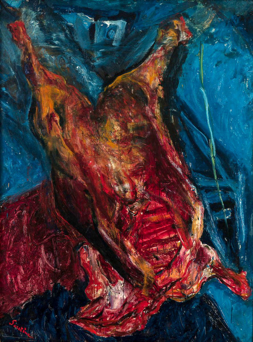 Chaim Soutine food expressionist, food expressionist painting, food fine arts icons, iconic food still life paintings, expressionist food painter, famous food painter, food fine arts inspiration, food creative inspiration, Chaim Soutine influential food artist, expressionist food art pioneer Chaim Soutine, jewish food art, carcass of beef