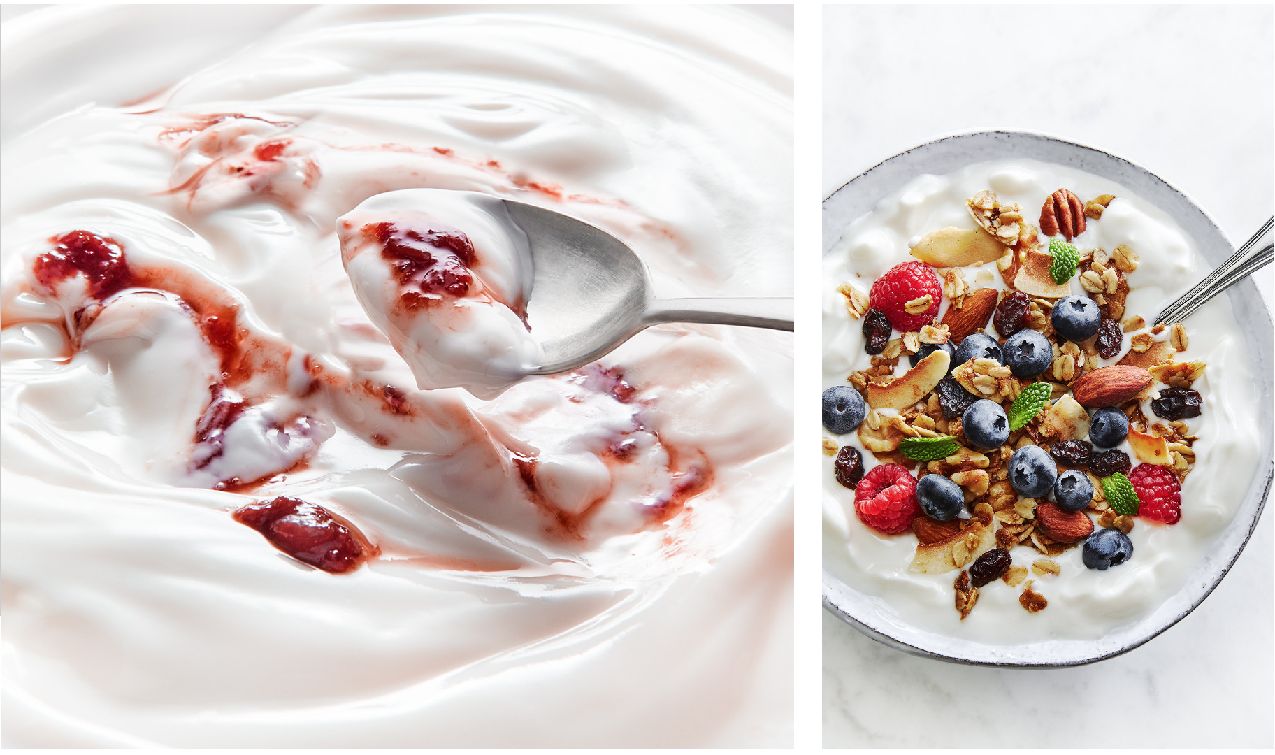 sue tallon food photography, advertising food product photographer, food photography studio san francisco, mars garden, top food photographer in united states, yogurt texture