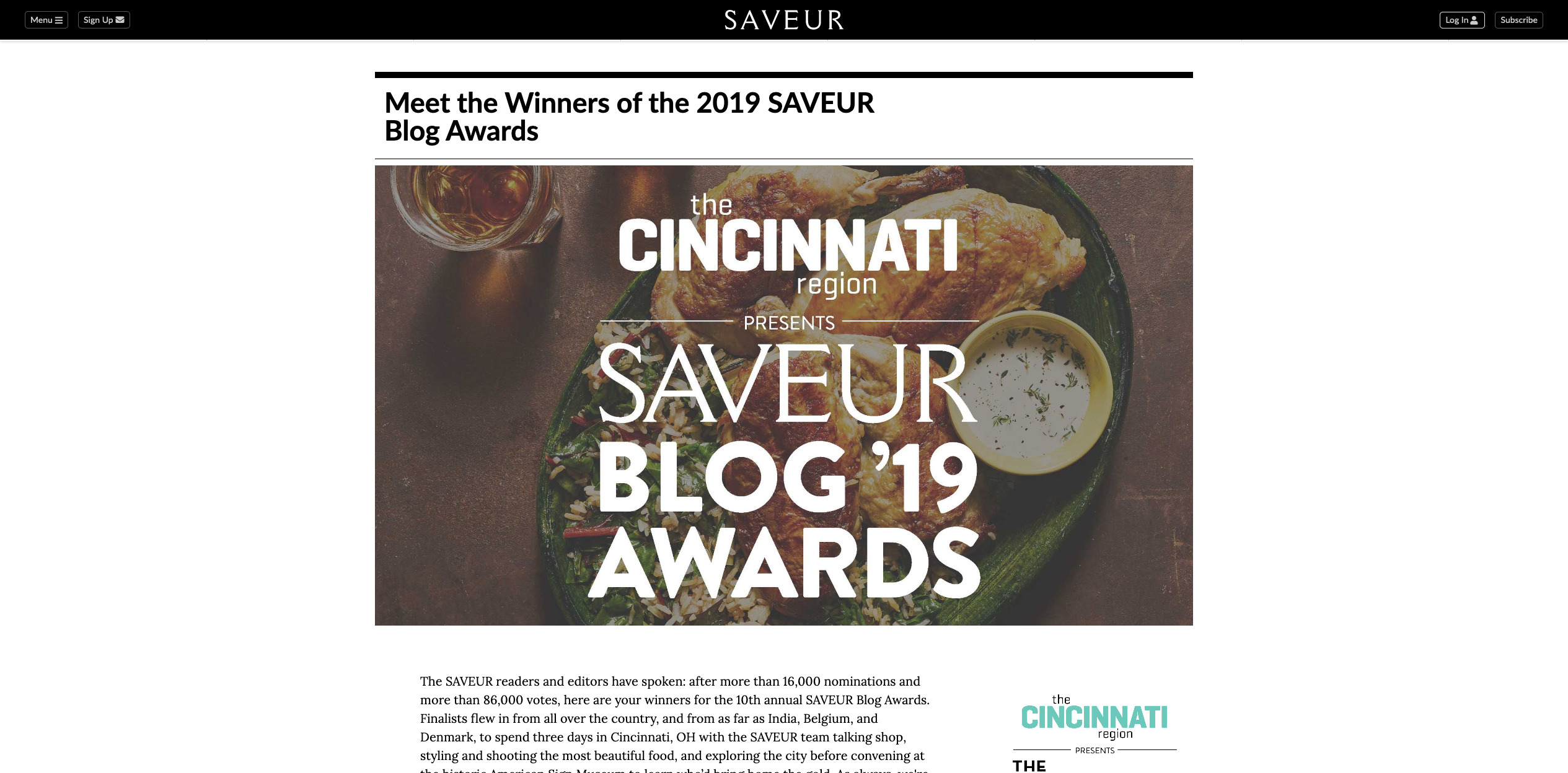 food photography awards contest, saveur blog awards competitions, phoode